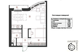 вариант планировки квартиры от Линия 8