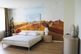 художественная роспись в спальне (Линия 8)