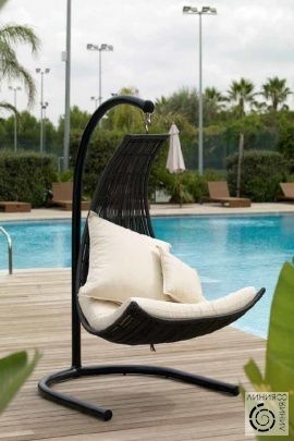 Плетеная мебель SkyLine Design, уличная мебель, мебель для сада, подвесное кресло