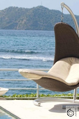 Плетеная мебель SkyLine Design, кресло-качалка, подвесное кресло, мебель для сада, уличная мебель