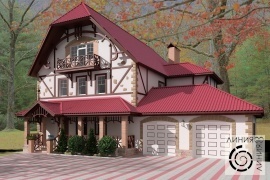 визуализация дома_дизайн фасада (Линия 8)