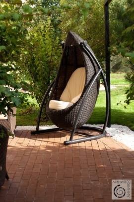 Кресло-качалка SkyLine Desgn, плетеная мебель, мебель для сада, качели SkyLine Design