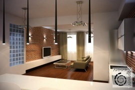 Дизайн интерьера гостиной, Гостиная в стиле хай-тек, дизайн гостиной в стиле хай-тек