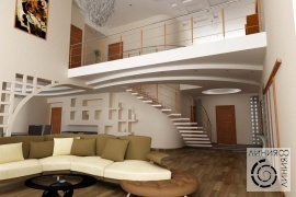 Дизайн интерьера гостиной, Гостиная в современном стиле