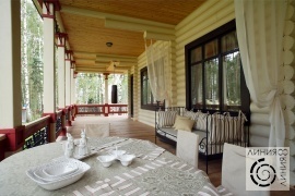 фото террасы в деревянном доме