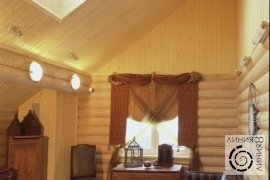 фото интерьера кабинета в деревянном доме