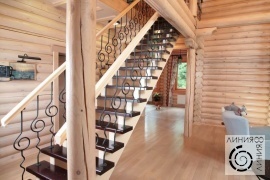 фото интерьера деревянного дома