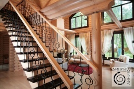 фото интерьера гостиной в деревянном доме