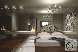 Дизайн интерьера спальни, Спальня в стиле хай-тек, дизайн спальни в стиле хай-тек