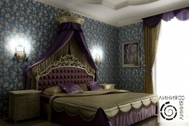 Дизайн интерьера спальни, Спальня в классическом стиле, дизайн спальни в классическом стиле, кровать с балдахином