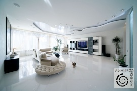 дизайн интерьера гостиной в современном стиле, мягкая мебель Il Loft