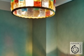 фото светильников из цветного стекла