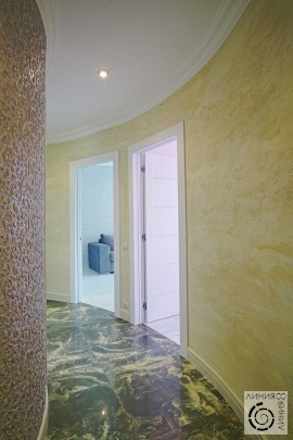 фото коридора с мраморным полом