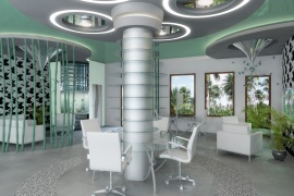 Дизайн интерьера офиса, интерьер офиса в современном стиле