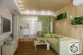 Дизайн интерьера гостиной, Гостиная в экостиле, дизайн гостиной в экостиле