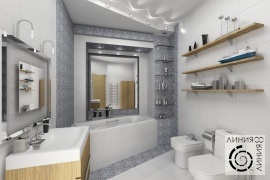 Ванная комната в современном стиле, дизайн ванной комнаты в современном стиле, дизайн интерьера ванной комнаты