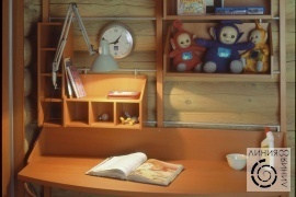 фото детской комнаты в деревянном доме