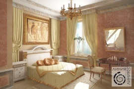 Дизайн интерьера спальни, Спальня в классическом стиле, дизайн спальни в классическом стиле