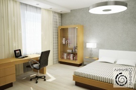 Дизайн интерьера спальни, Спальня в современном стиле, дизайн спальни в современном стиле, спальня в светлых тонах