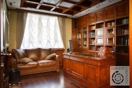 фото классического деревянного кабинета